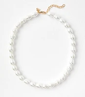 Pearlized Chunky Statement Necklace