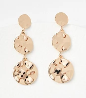 Molded Triple Drop Statement Earrings