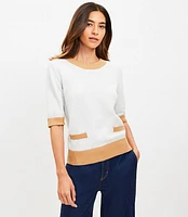 Tipped Pocket Sweater Tee