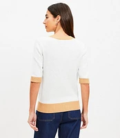 Tipped Pocket Sweater Tee