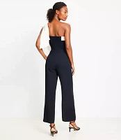 Petite Bow One Shoulder Jumpsuit