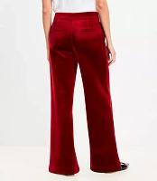 Clean Wide Leg Pants Velvet