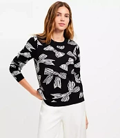 Bow Jacquard Sweater