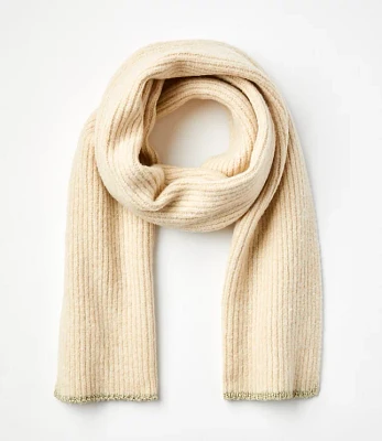 Shimmer Ribbed Scarf