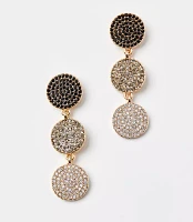 Triple Circle Drop Earrings