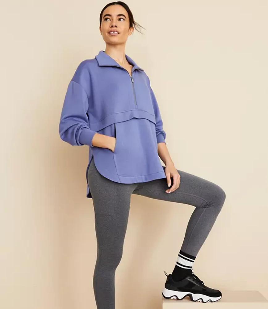 Petite Lou & Grey Scubasoft Half Zip Pullover