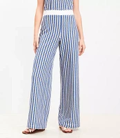 LOFT Beach Zig Zag Crochet Pants