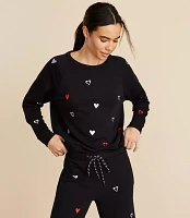 Lou & Grey Heart Cozy Cotton Sweatshirt