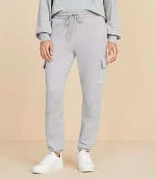 Petite Lou & Grey Fluffy Fleece Cargo Joggers