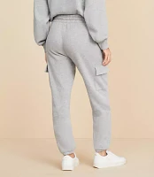 Petite Lou & Grey Fluffy Fleece Cargo Joggers