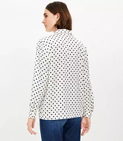 Petite Dotted Everyday Relaxed Shirt