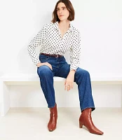 Petite Dotted Everyday Relaxed Shirt