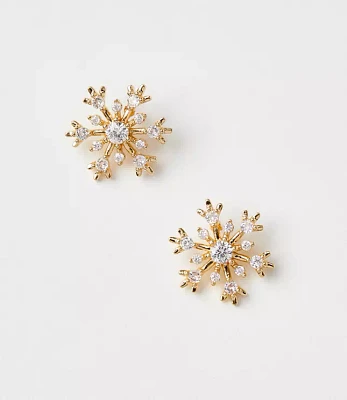 Snowflake Stud Earrings