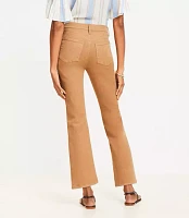Patch Pocket Kick Crop Jeans
