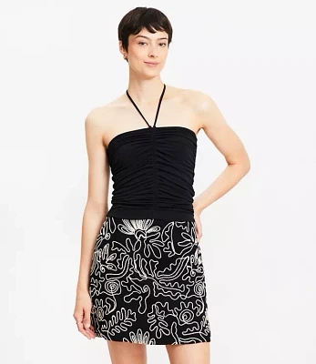 Ruched Halter Top