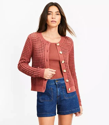 Open Stitch Cardigan