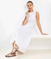 Petite Seamed Midi Dress