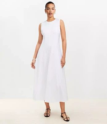 Petite Seamed Midi Dress