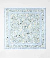 Floral Silk Square Scarf