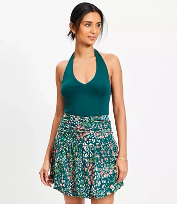 V-Neck Halter Top