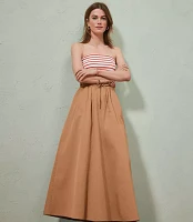 Paperbag Maxi Pocket Skirt