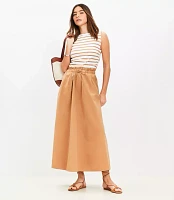Paperbag Maxi Pocket Skirt