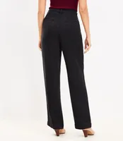 High Rise Palazzo Jeans Washed Black