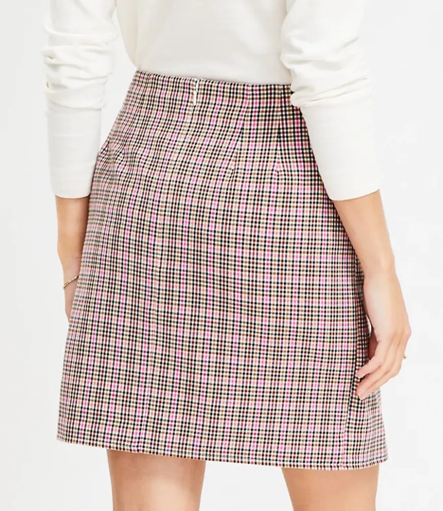Plaid Wrap Skirt