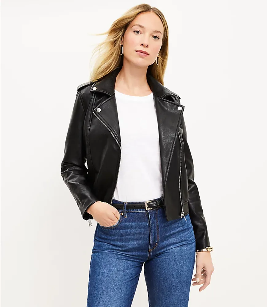 Perfect Faux Leather Moto Jacket