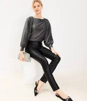 Sutton Skinny Pants Faux Leather
