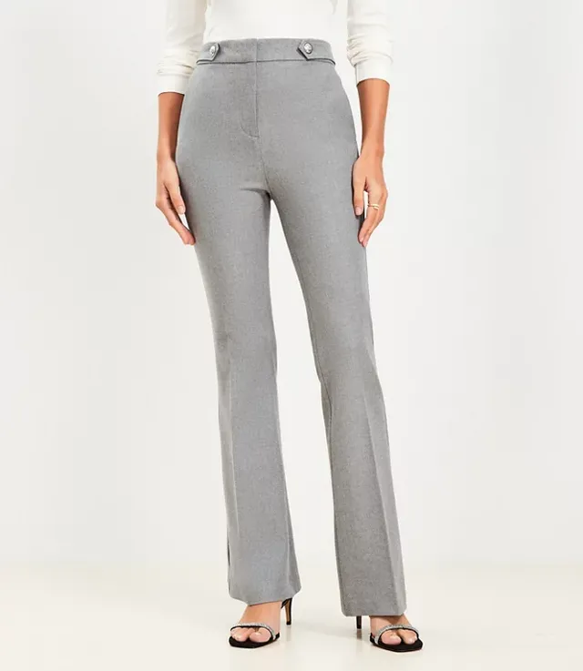 Loft Petite Five Pocket Slim Flare Pants Bi-Stretch