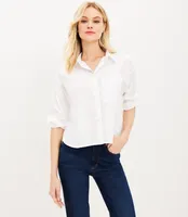 Cropped Everyday Pocket Shirt