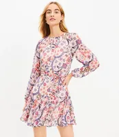 Godet Flare Dress