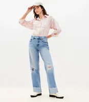 Slouchy Boyfriend Jeans in Light Wash