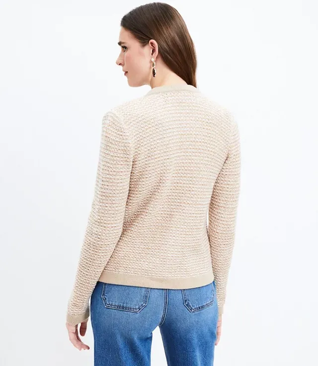 Petite Textured Sweater Jacket