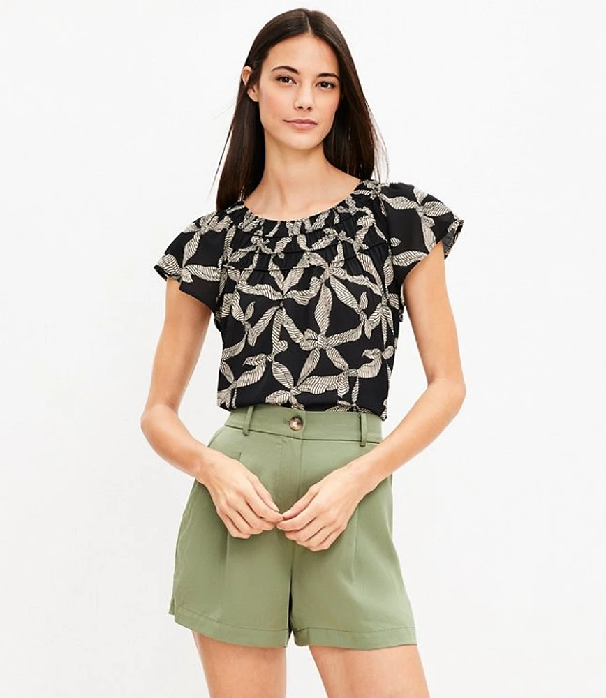 Pleated Shorts Emory