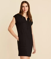 Lou & Grey Signaturesoft Henley Pocket Dress