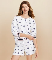 Lou & Grey Stars & Stripes Cozy Cotton Sweatshirt