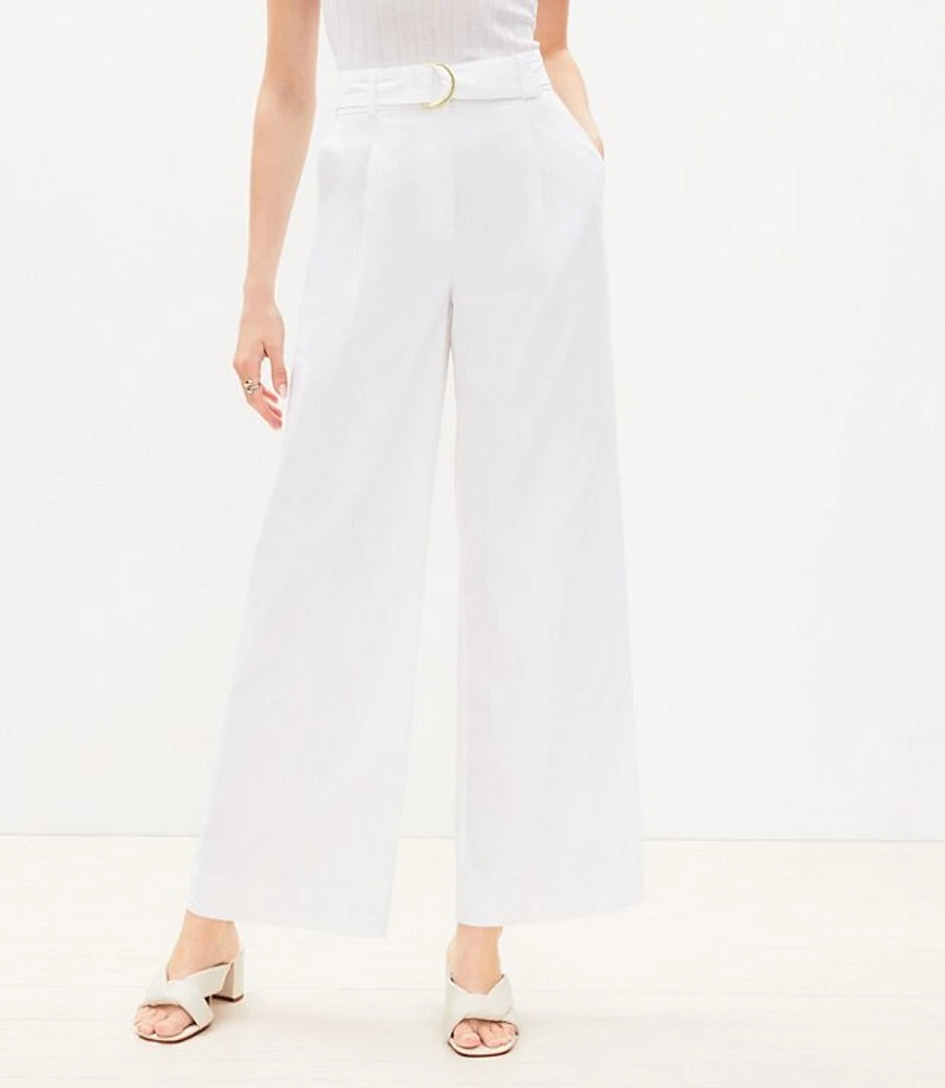 Petite Belted Peyton Trouser Pants