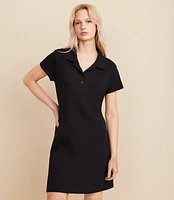 Lou & Grey Pique Polo Mini Dress