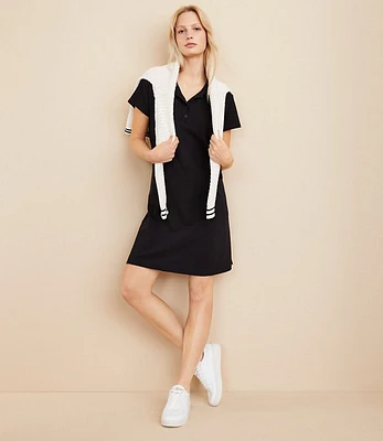 Lou & Grey Pique Polo Mini Dress