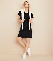 Lou & Grey Pique Polo Mini Dress