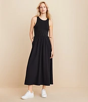 Lou & Grey Side Bungee Pocket Midi Dress