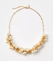 Pearlized Torsade Statement Necklace