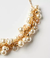 Pearlized Torsade Statement Necklace