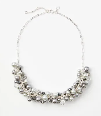 Pearlized Torsade Statement Necklace