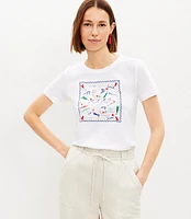 Summer Script Everyday Crew Tee