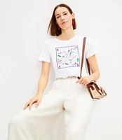 Petite Summer Script Everyday Crew Tee