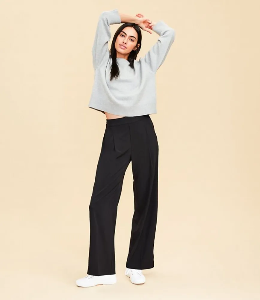 Petite Lou & Grey Wanderweave Wide Leg Trousers