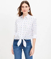 Clip Tie Front Shirt